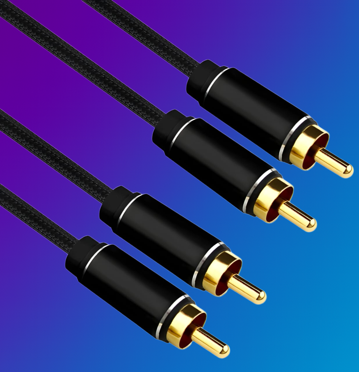Audio Symphony 2RCA Male To 2RCA Male - Multiple Lengths
