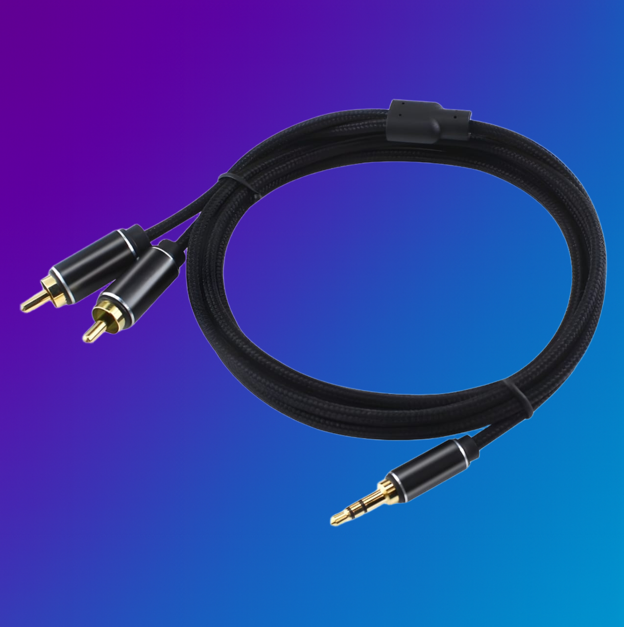Audio Symphony 3.5mm Mini Jack To 2RCA - Multiple Lengths