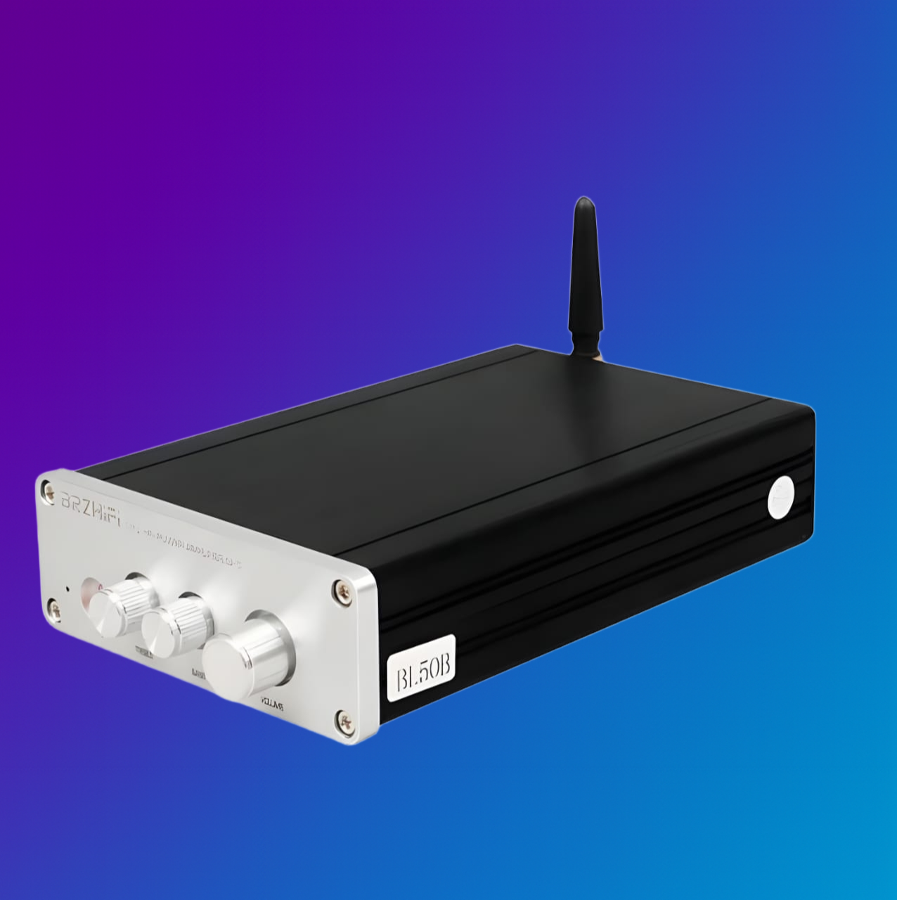 BRZ HIFI 2 Channel Mini Stereo HIFI Amplifier with Bluetooth 2x 100W RMS