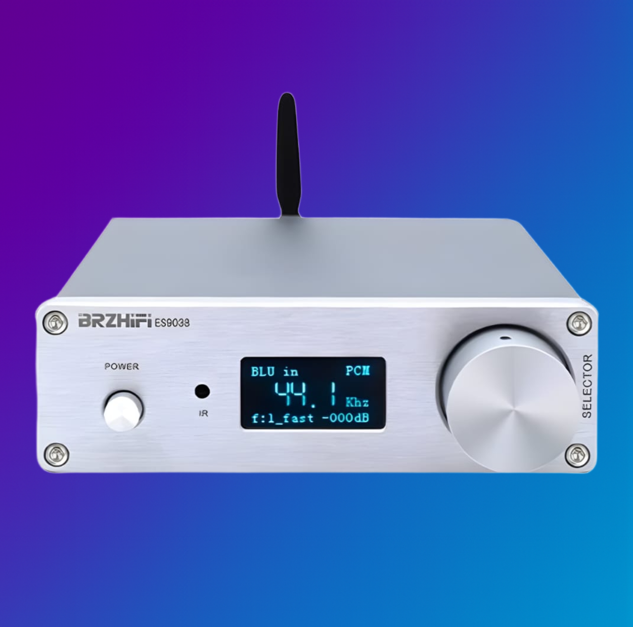 BRZ HIFI 44.1K - 192K Dual Core Bluetooth 5.0 DAC and Headphone Amplifier