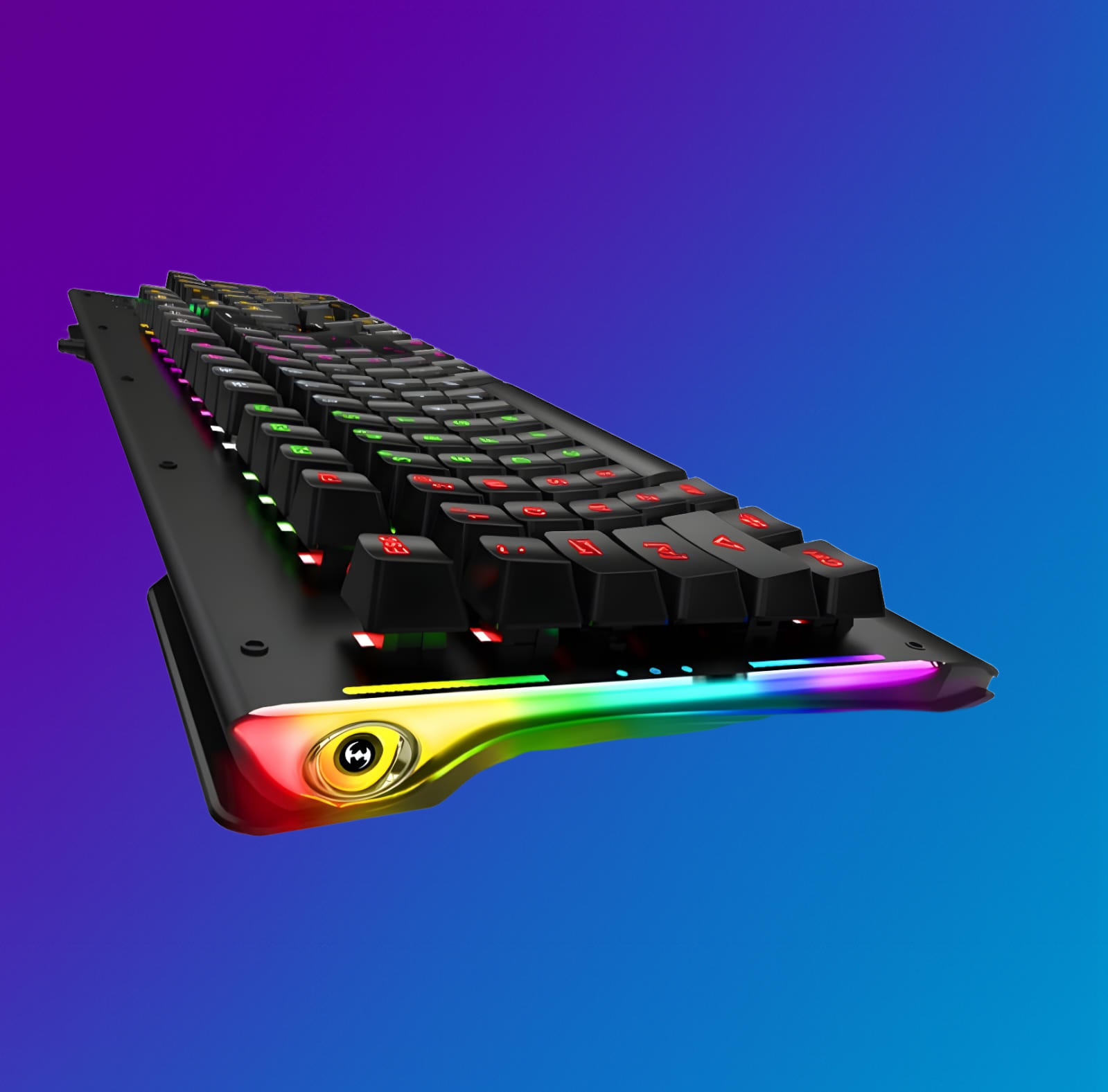 Batknight Gaming Mechanical RGB Gaming Keyboard with Anti-Ghosting Keys