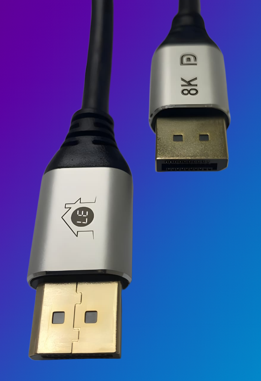 Display Port Cable 2M Up To 8K Resolution