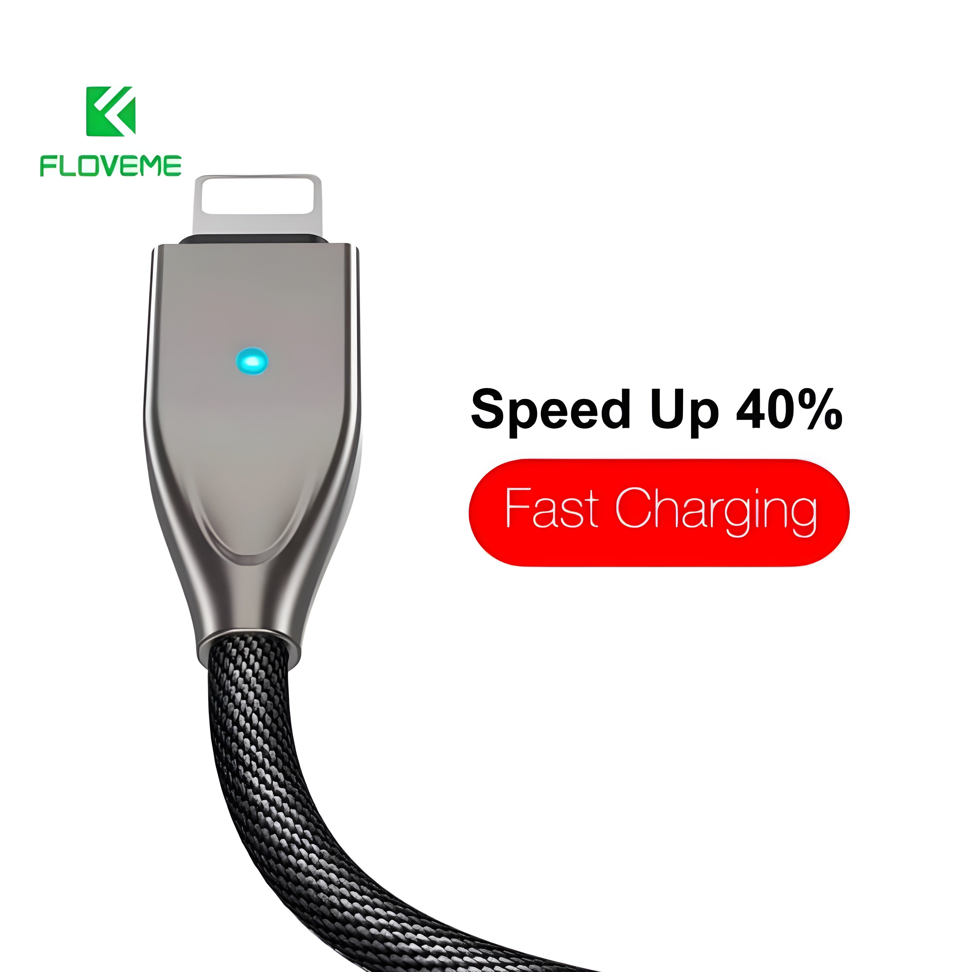 High Quality Metal Charger Cable for iPhone 1.2M