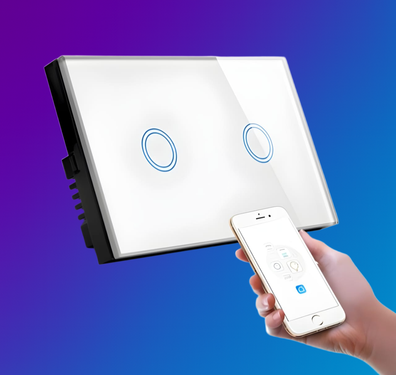 LE Smart Line MG Smart Switch 1 to 4 button (White or Black)