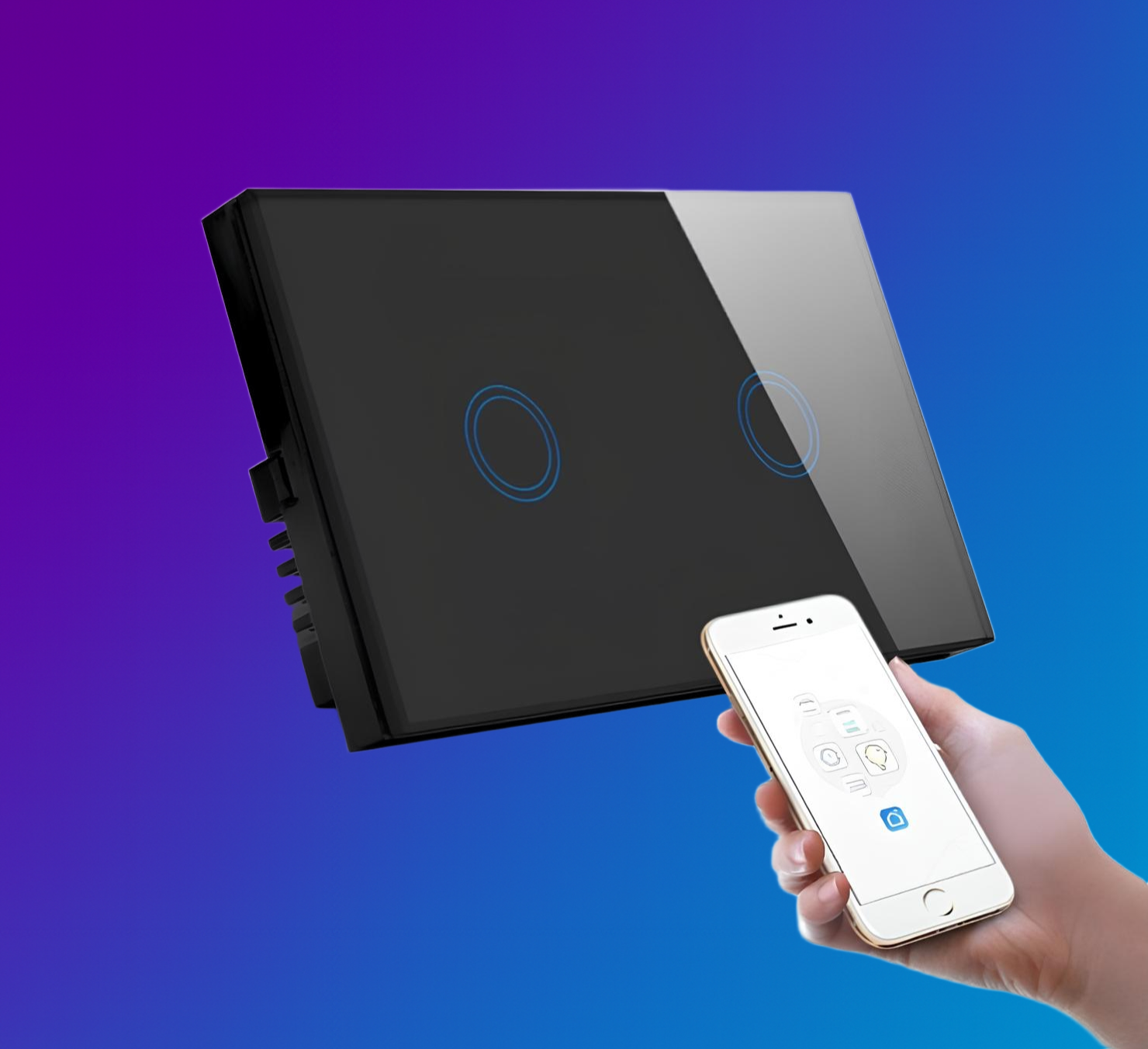 LE Smart Line MG Smart Switch 1 to 4 button (White or Black)