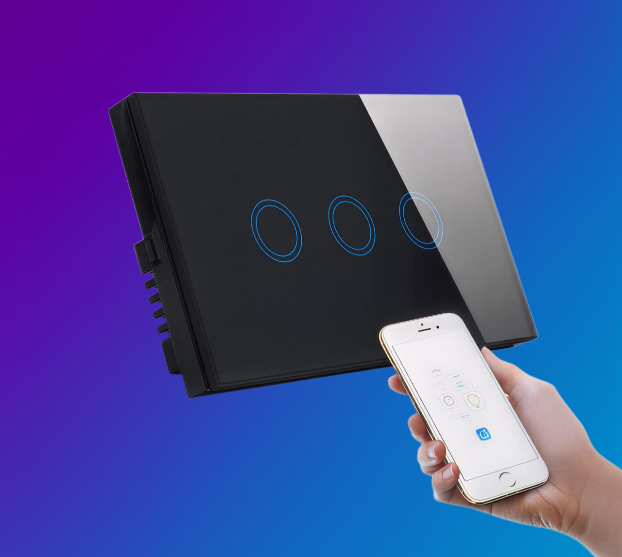 LE Smart Line MG Smart Switch 1 to 4 button (White or Black)