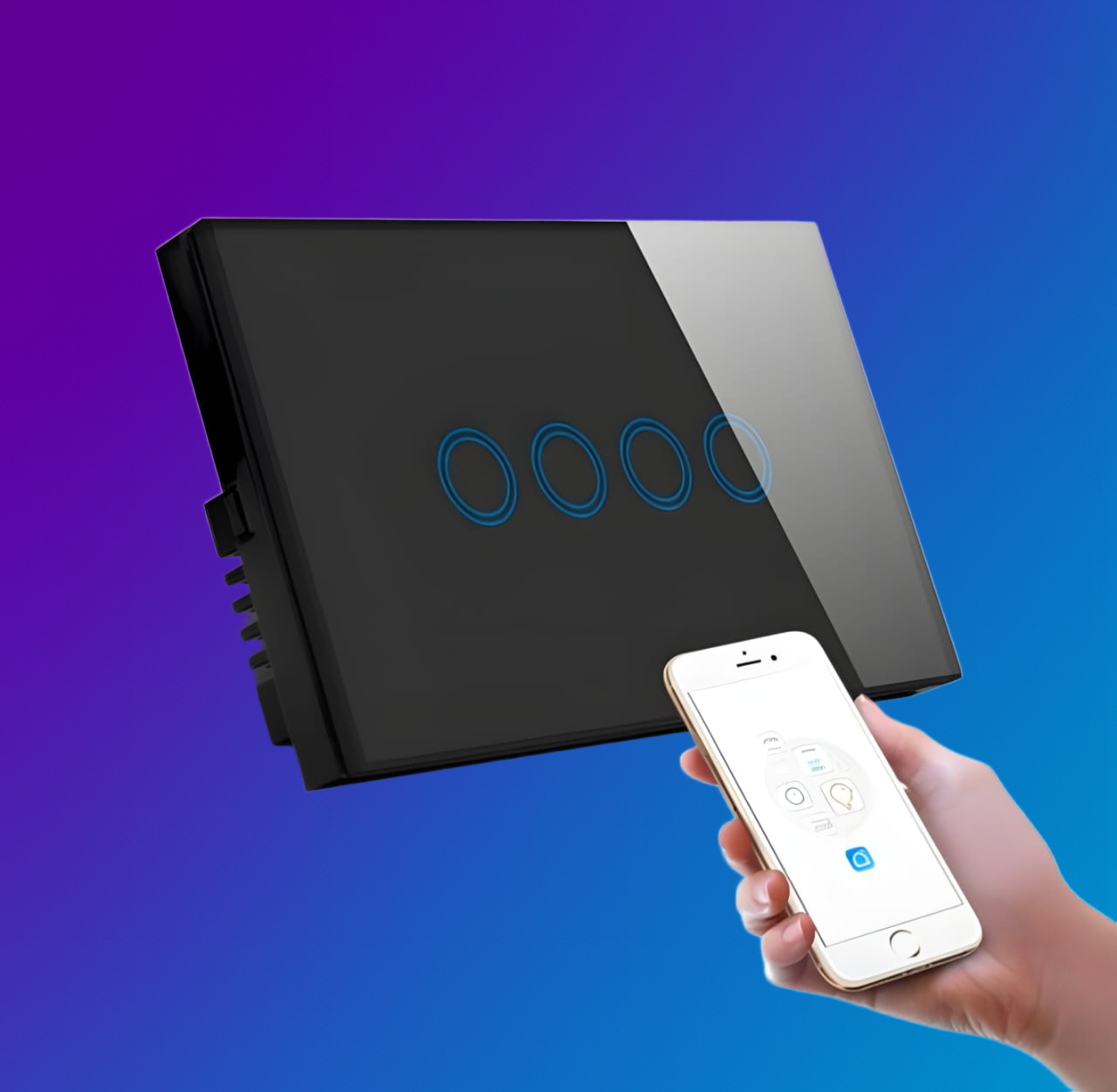 LE Smart Line MG Smart Switch 1 to 4 button (White or Black)