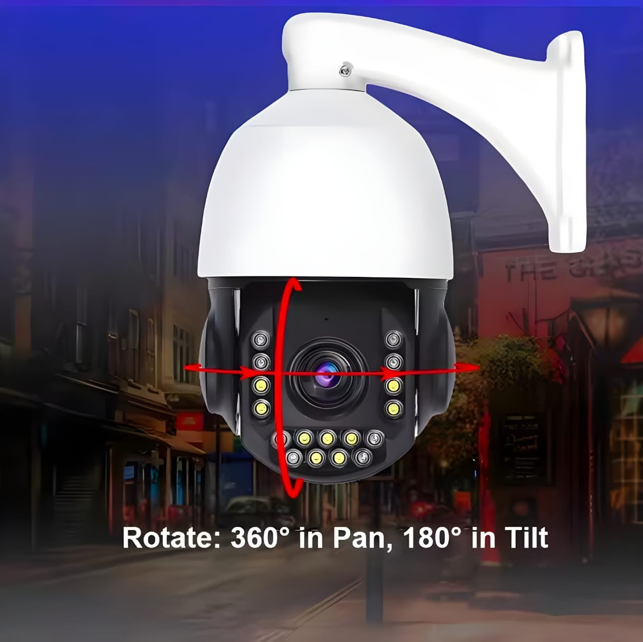 Life Veillance IP PTZ Camera POE Type 5MP With 30X Optical Zoom and Human Tracking