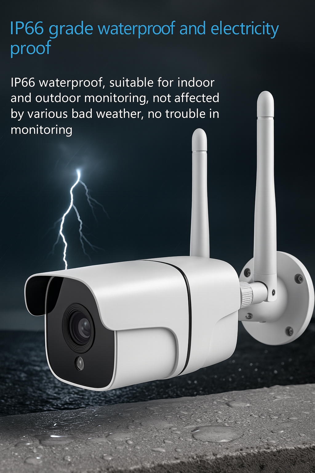 Life Veillance  Smart IR Wi-Fi Bullet Camera 5MP With Poe Function ST - 728