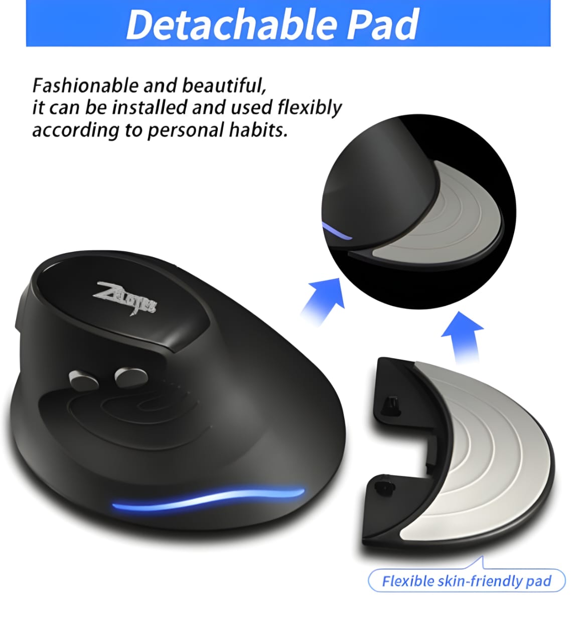 Lifestyle Ergo Series Wireless Mouse 2.4G