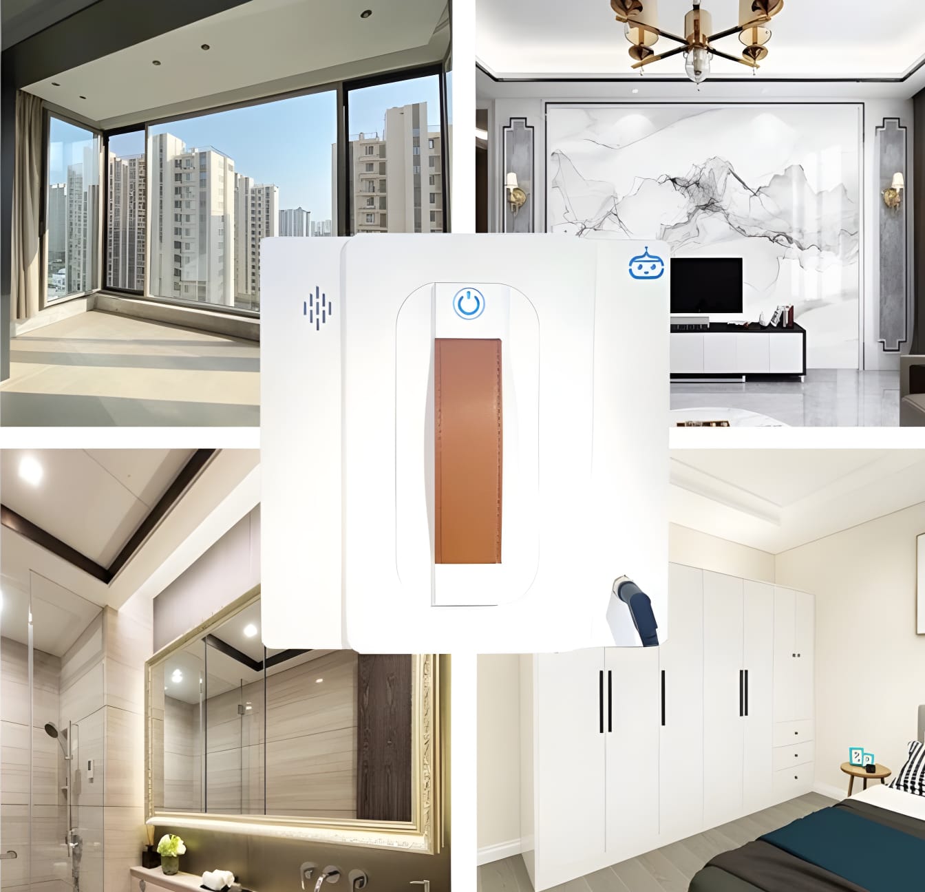 Smart Life Robot Window Cleaner with Self Spray and AI Technology