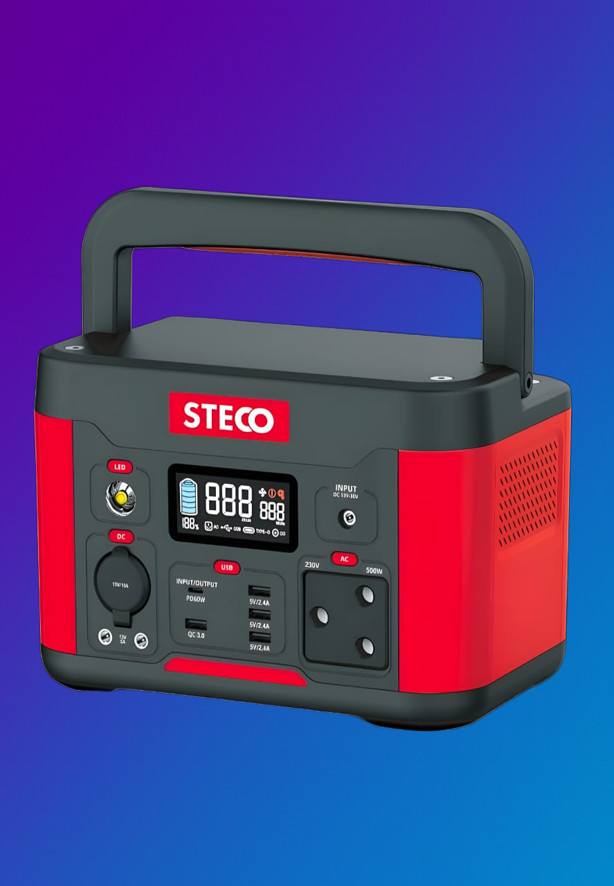 Steco 500-Watt Power Station With 515WH Battery Capacity
