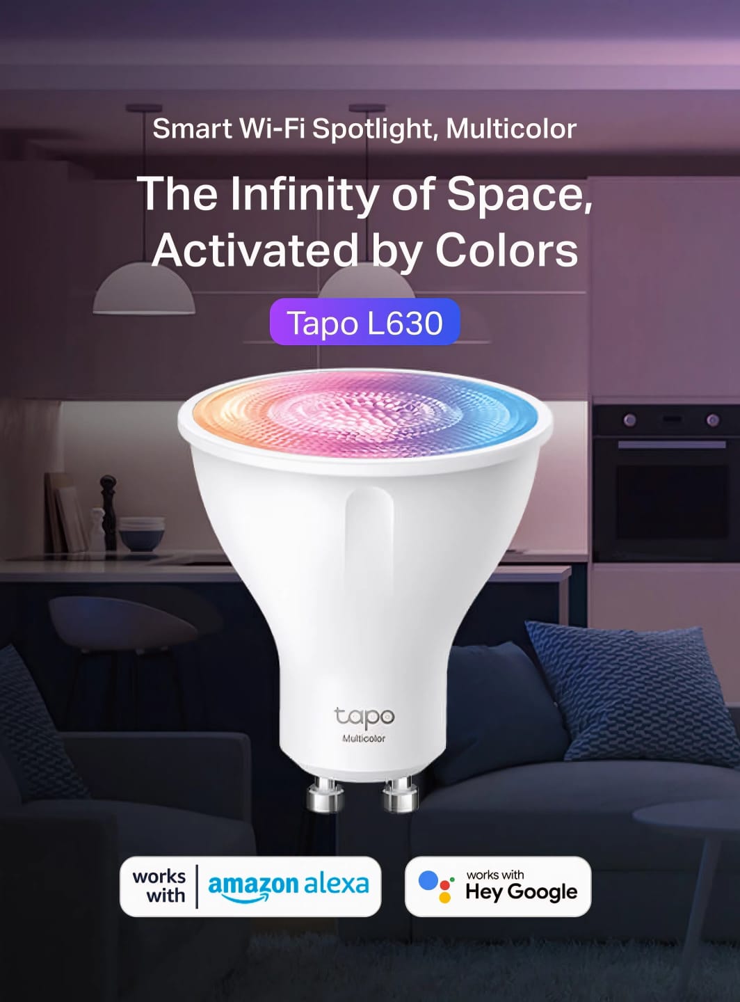 TP-Link Smart Dimmable Wi-Fi Spotlight L630