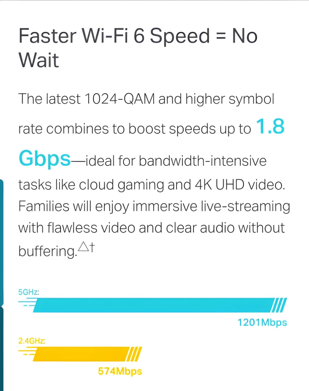 TP-Link AX1800 Whole Home Wi-Fi 6 Mesh System 2-Pack or 3-Pack Options