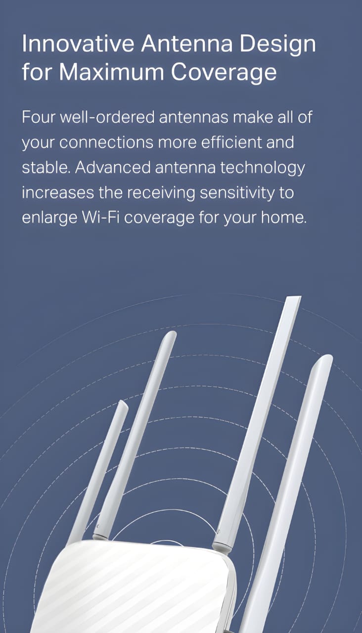 TP-Link Archer A5 AC1200 Dual Band Wi-Fi Router