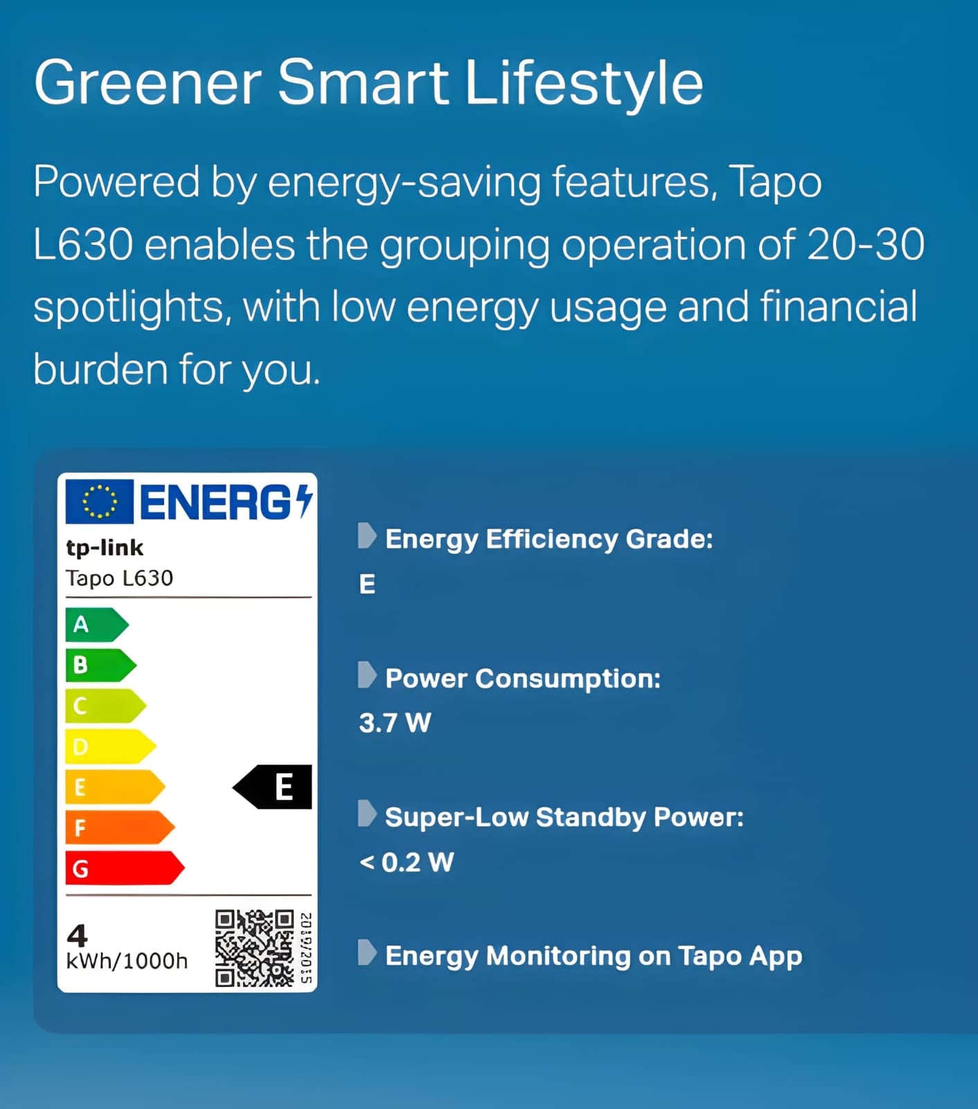 TP-Link Smart Dimmable Wi-Fi Spotlight L630