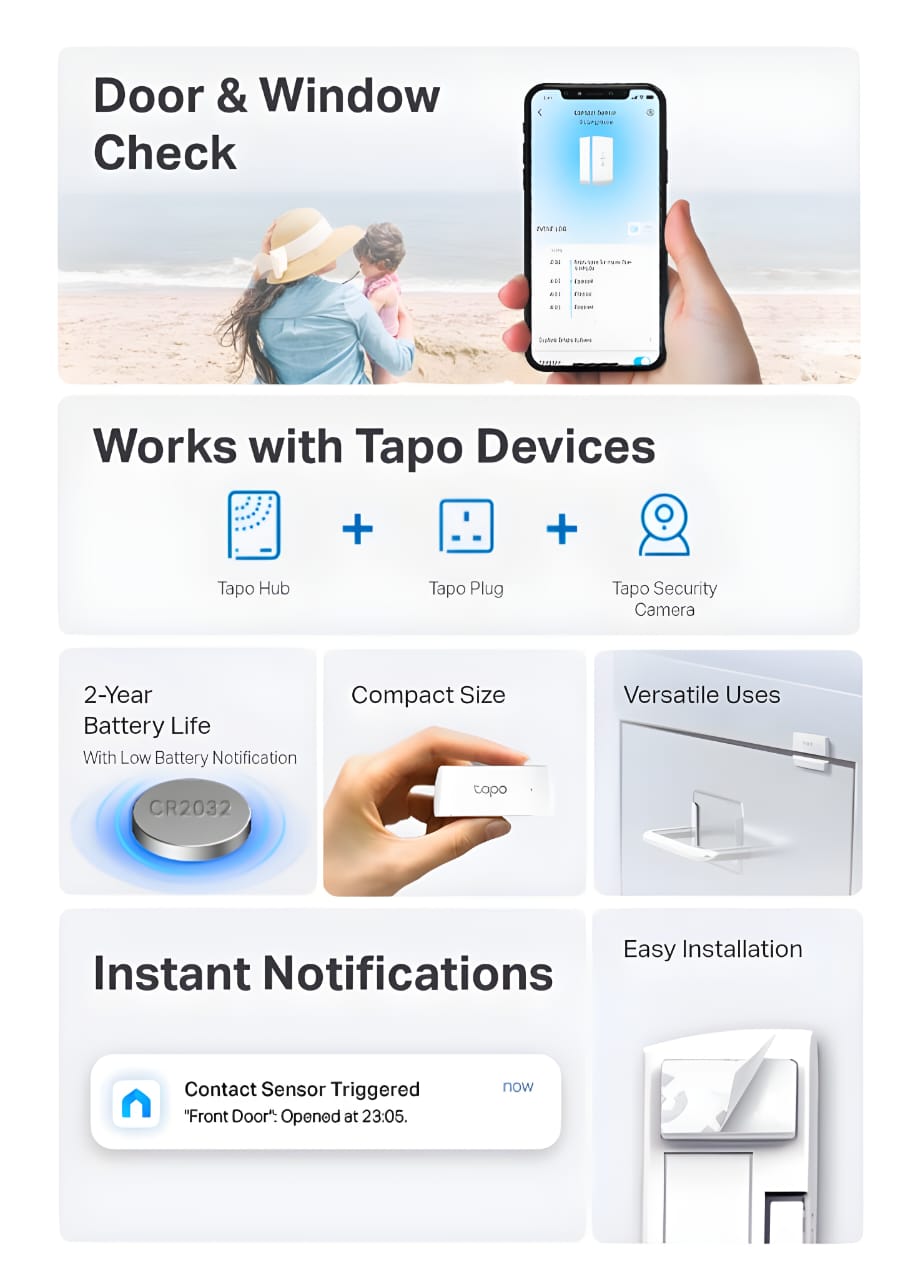 TP-Link Tapo Smart Door and Window Sensor T110