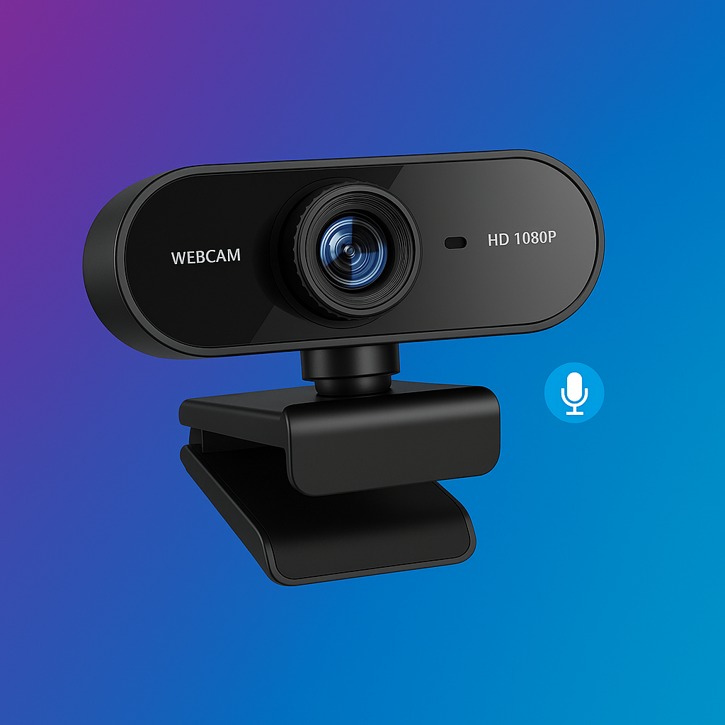Webcam And Conference Camera 1080p HD With Mic