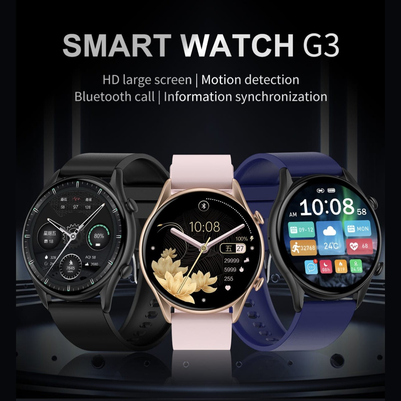 Active Series Ladies Smartwatch G3 – Stylish & Functional 1 view
