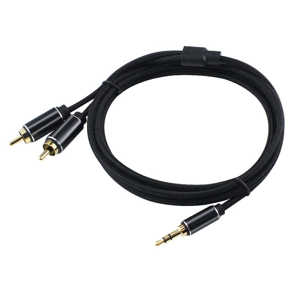 Audio Symphony 3.5mm Mini Jack to 2RCA Cable – Multiple Lengths 4 view