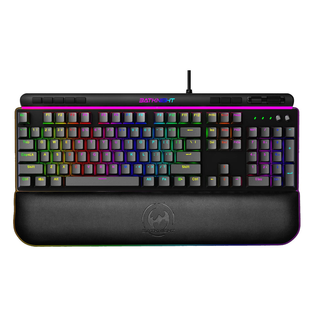 Batknight 818/868 Mechanical RGB Gaming Keyboard with RGB Armrest 5 view