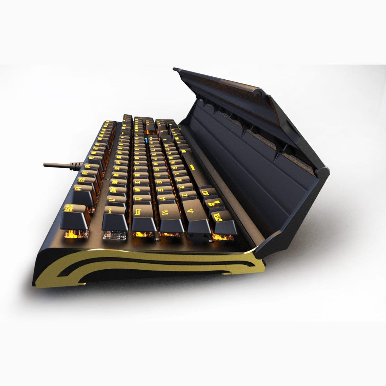 Batknight BK518 Mechanical RGB Gaming Keyboard – Detachable Cover 5 view