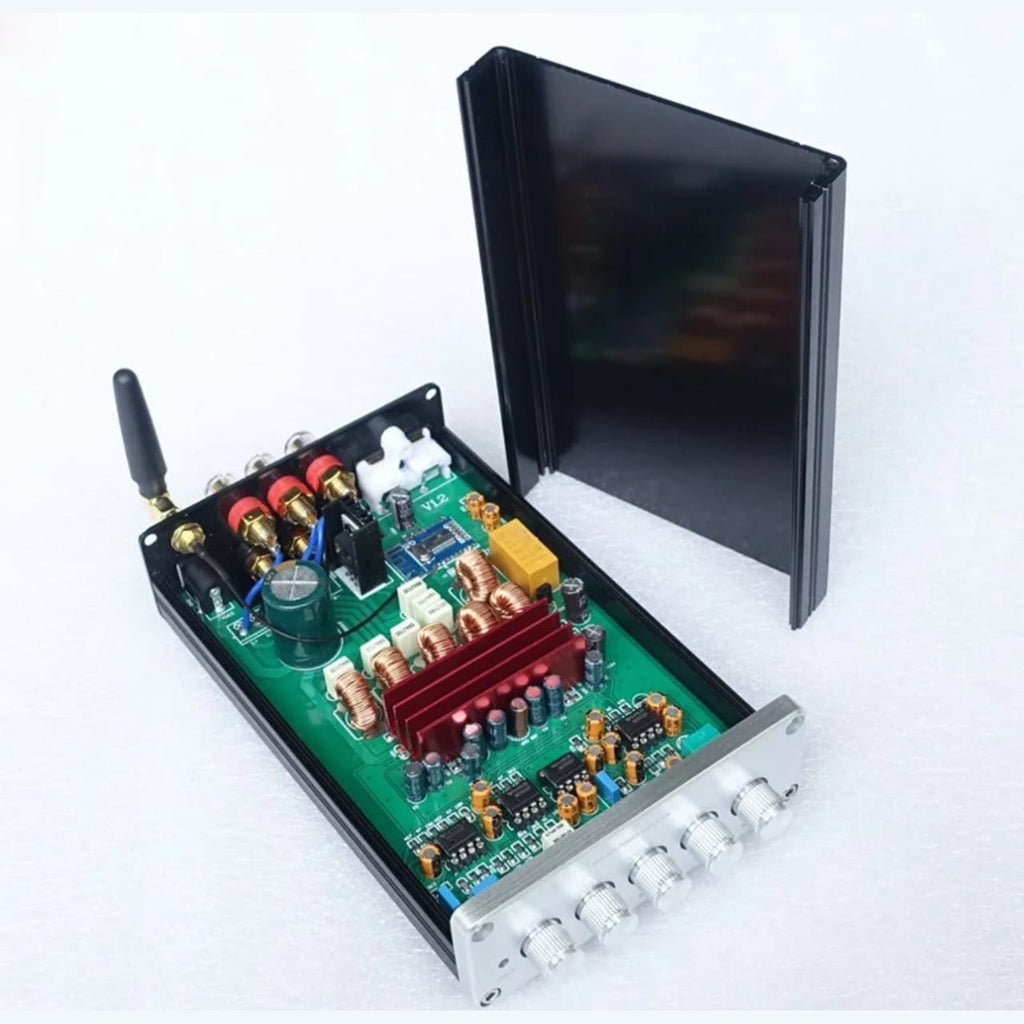 BRZ HIFI 2.1 Channel Mini Amplifier 2x50W + 100W Subwoofer Bluetooth 3 view