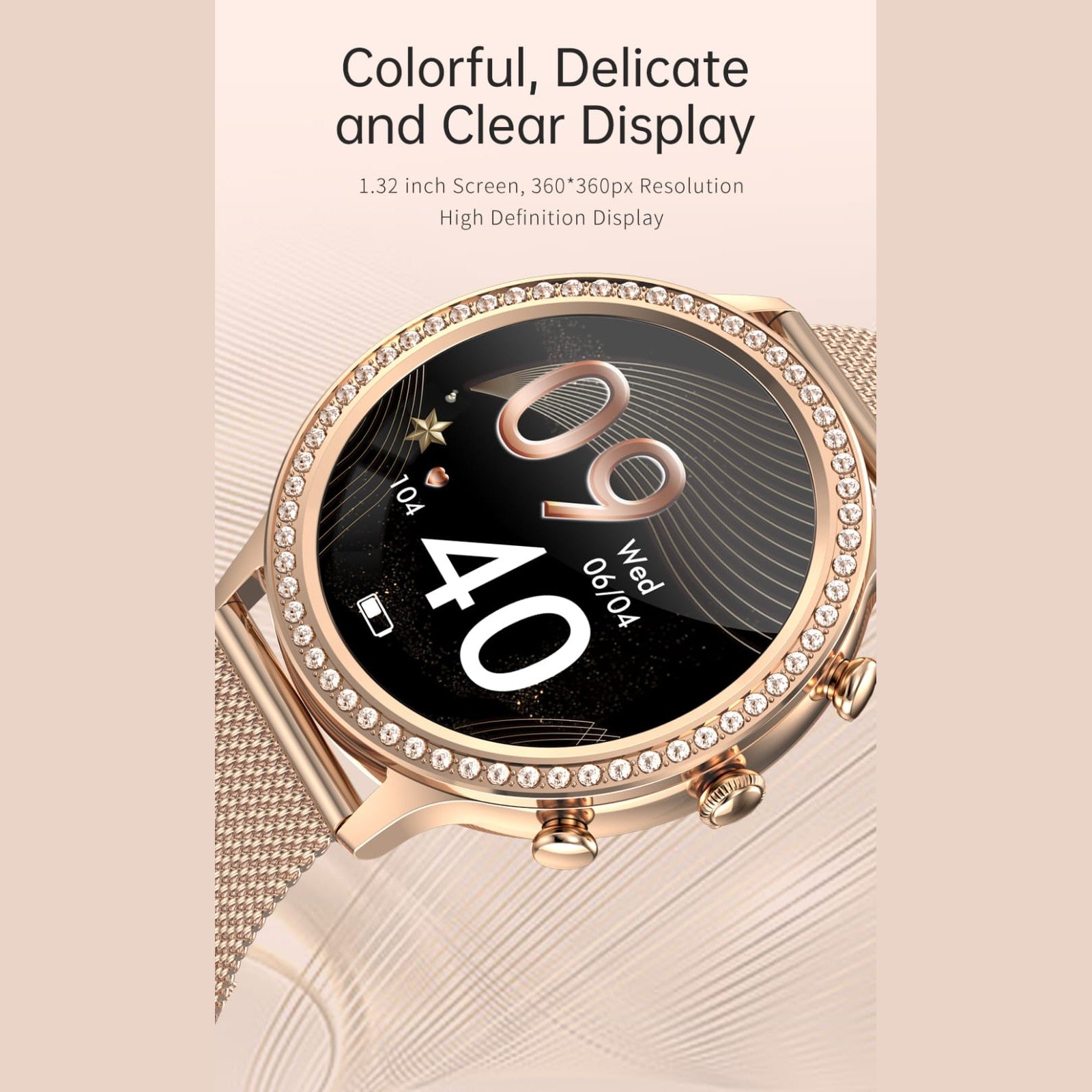 Elegance Women Smart Watch 1 view