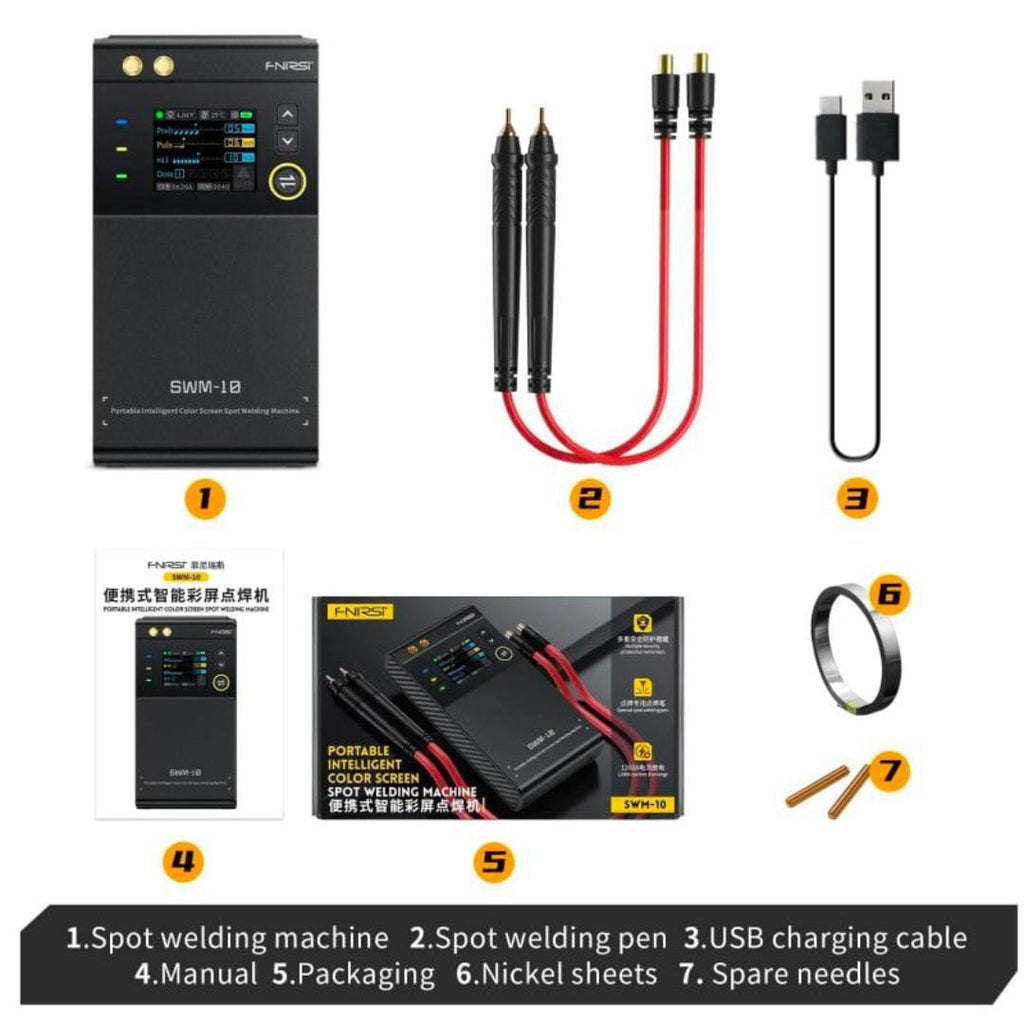 FNIRSI SWM-10 Portable Spot Welder 1200A 5000mAh 6 view