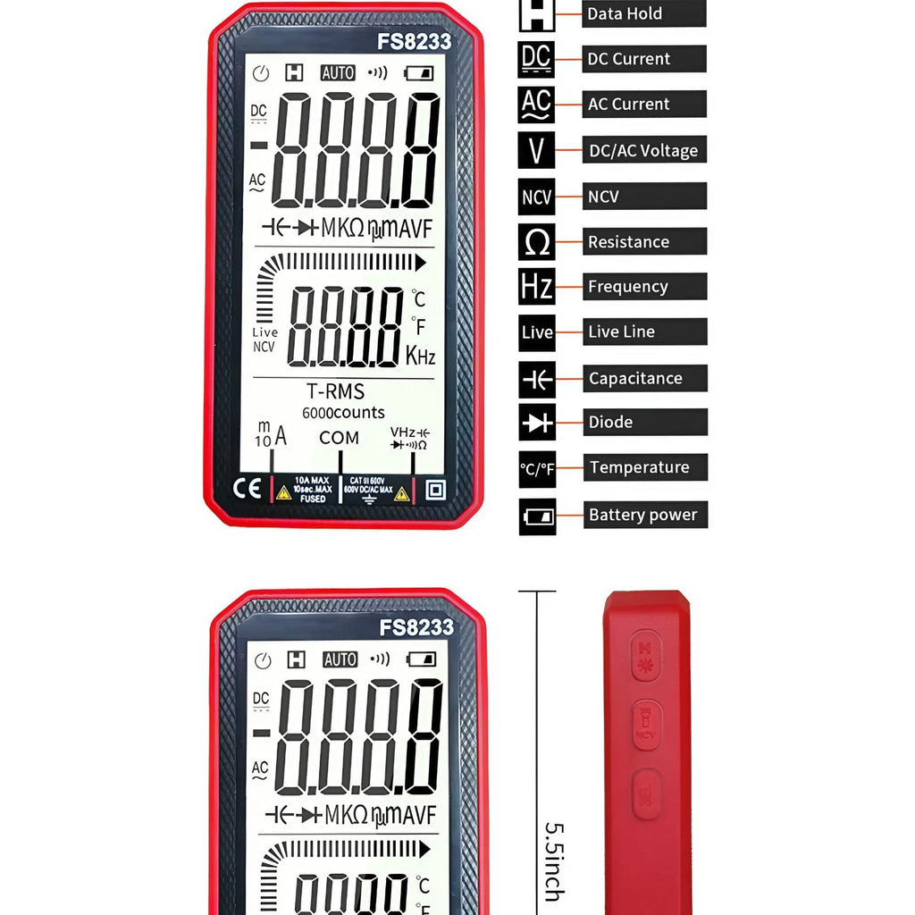 LE Smart Series FS8233 Digital Multimeter 2 view
