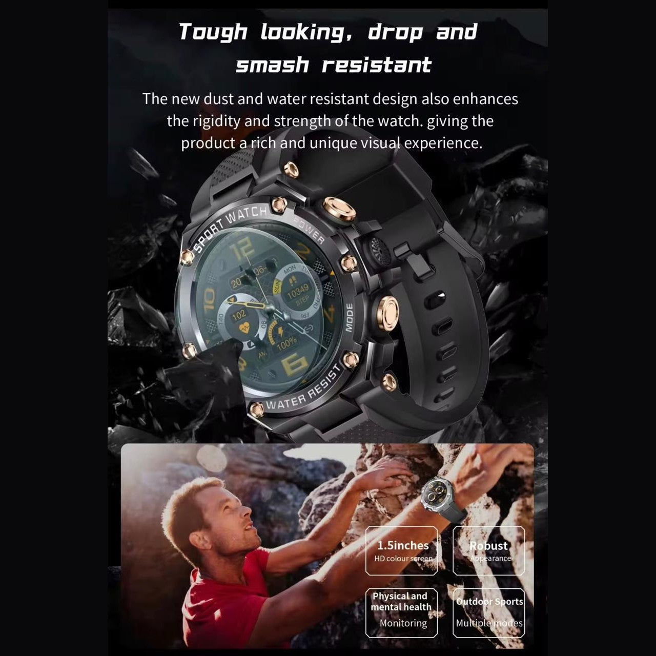 Goliath Smart Watch – Built for Strength & Everyday Performance 4 view