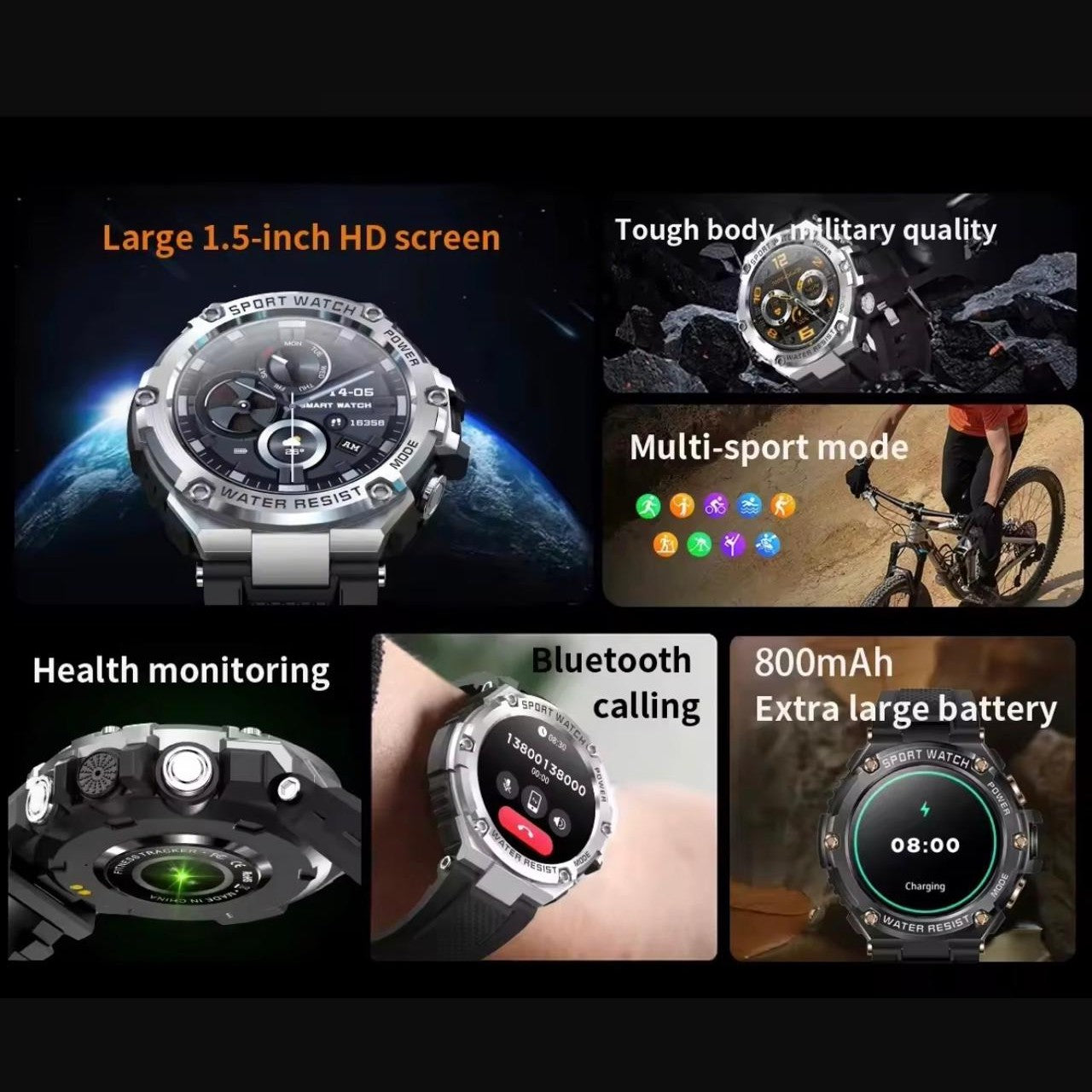 Goliath Smart Watch – Built for Strength & Everyday Performance 3 view