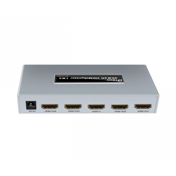 DTEC HDMI Splitter 1 in 4 OUT 4K Powered Unit 1 view