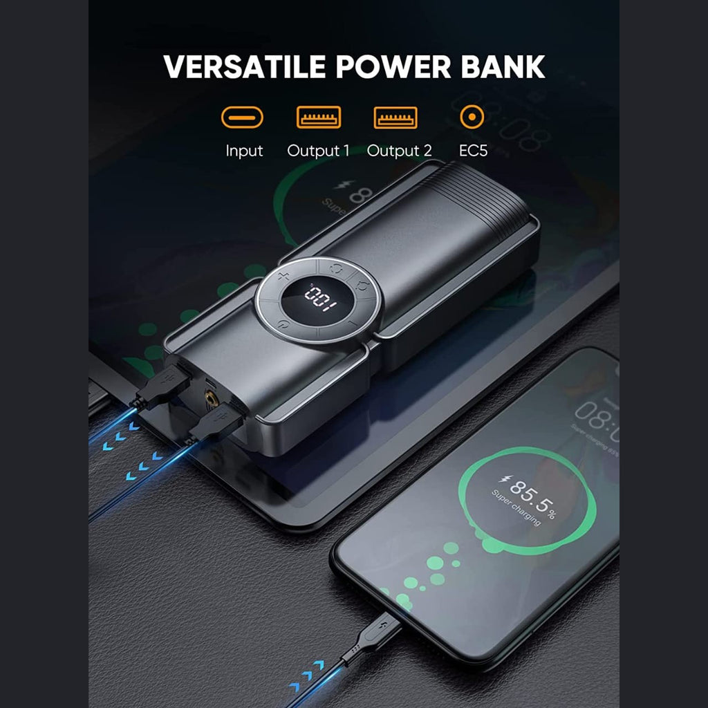 Smart Jump Starter & Tire Inflator with Digital Air Pump and Power Bank 5 view