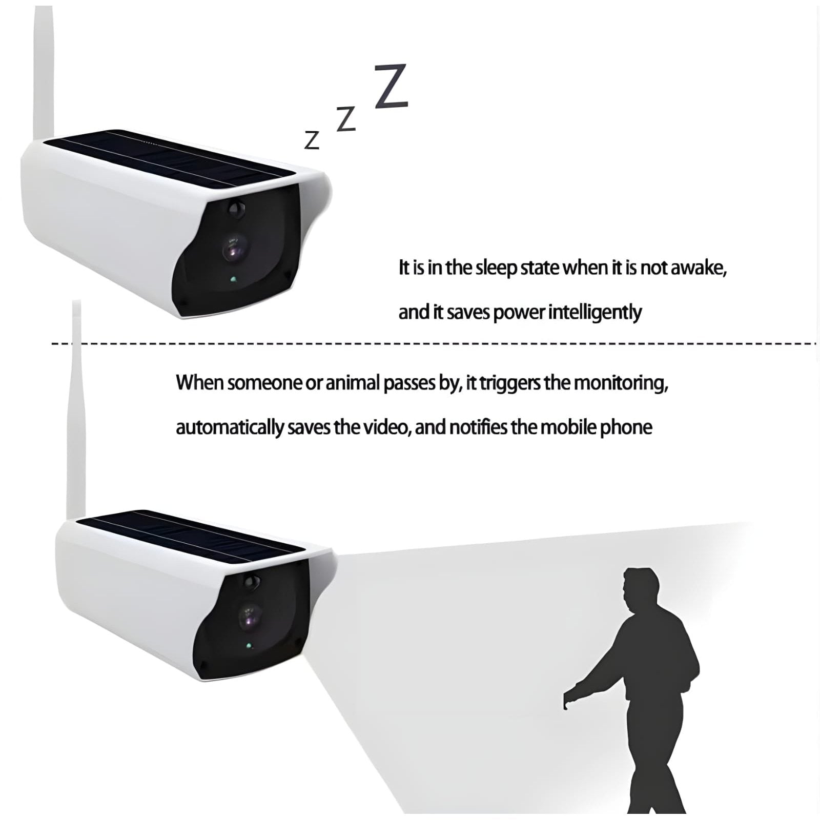 Life Veillance 2MP Wi-Fi Solar Bullet Camera 2 view