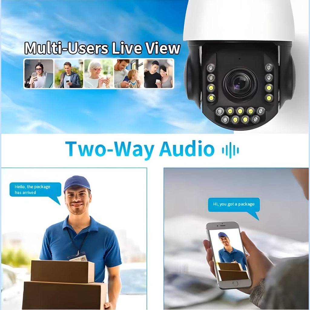 Life Veillance 5MP PTZ Camera – 30X Zoom 3 view