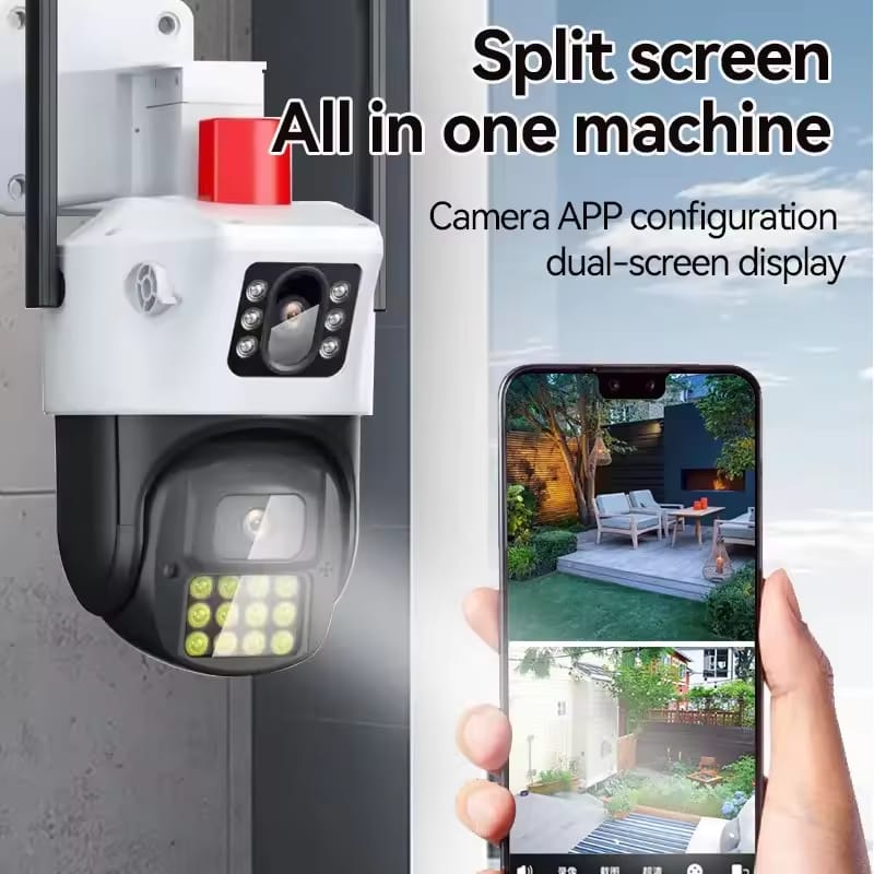 Life Veillance 4MP Dual Lens PTZ Smart Wi-Fi Security Camera 3 view