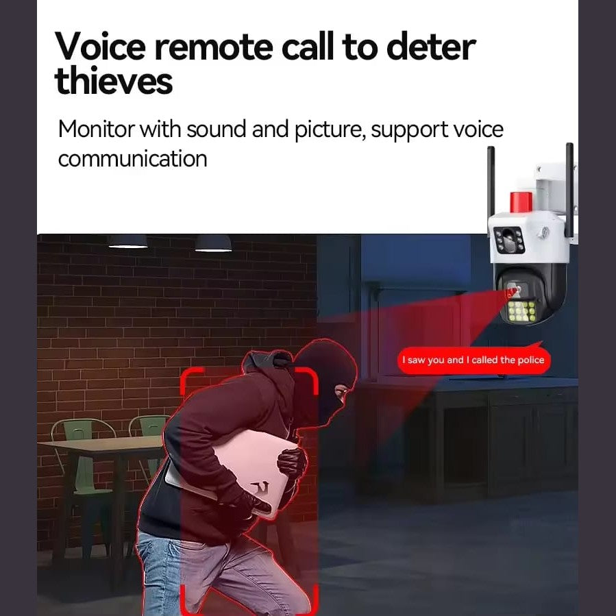 Life Veillance 4MP Dual Lens PTZ Smart Wi-Fi Security Camera 5 view