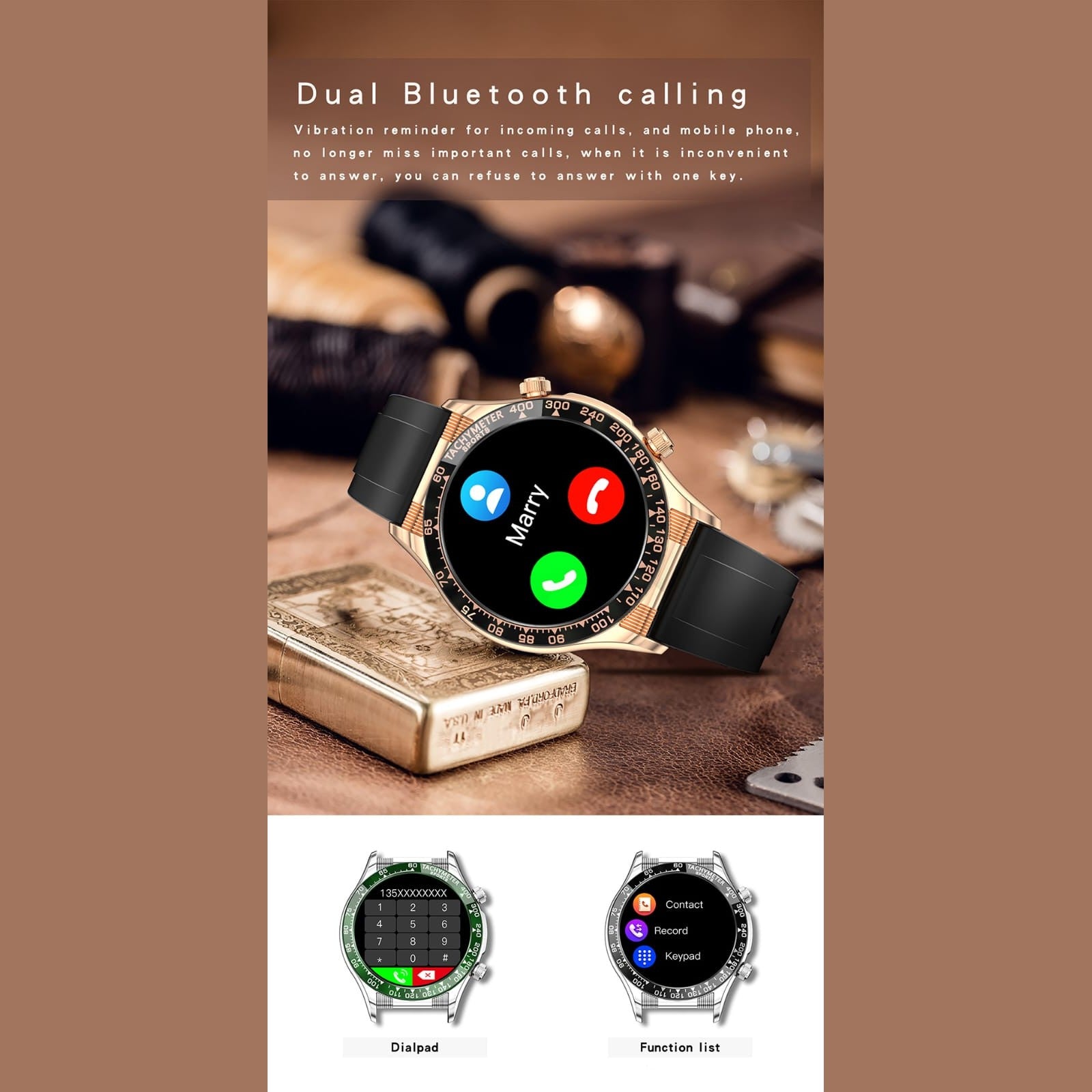 Mariner Series 1 Men's Smart Watch 2 view