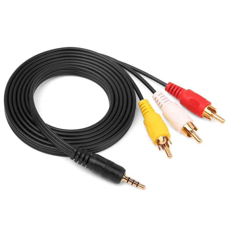 Patch Cord 3.5MM 4 Pole to 3RCA 1.5M 1 view