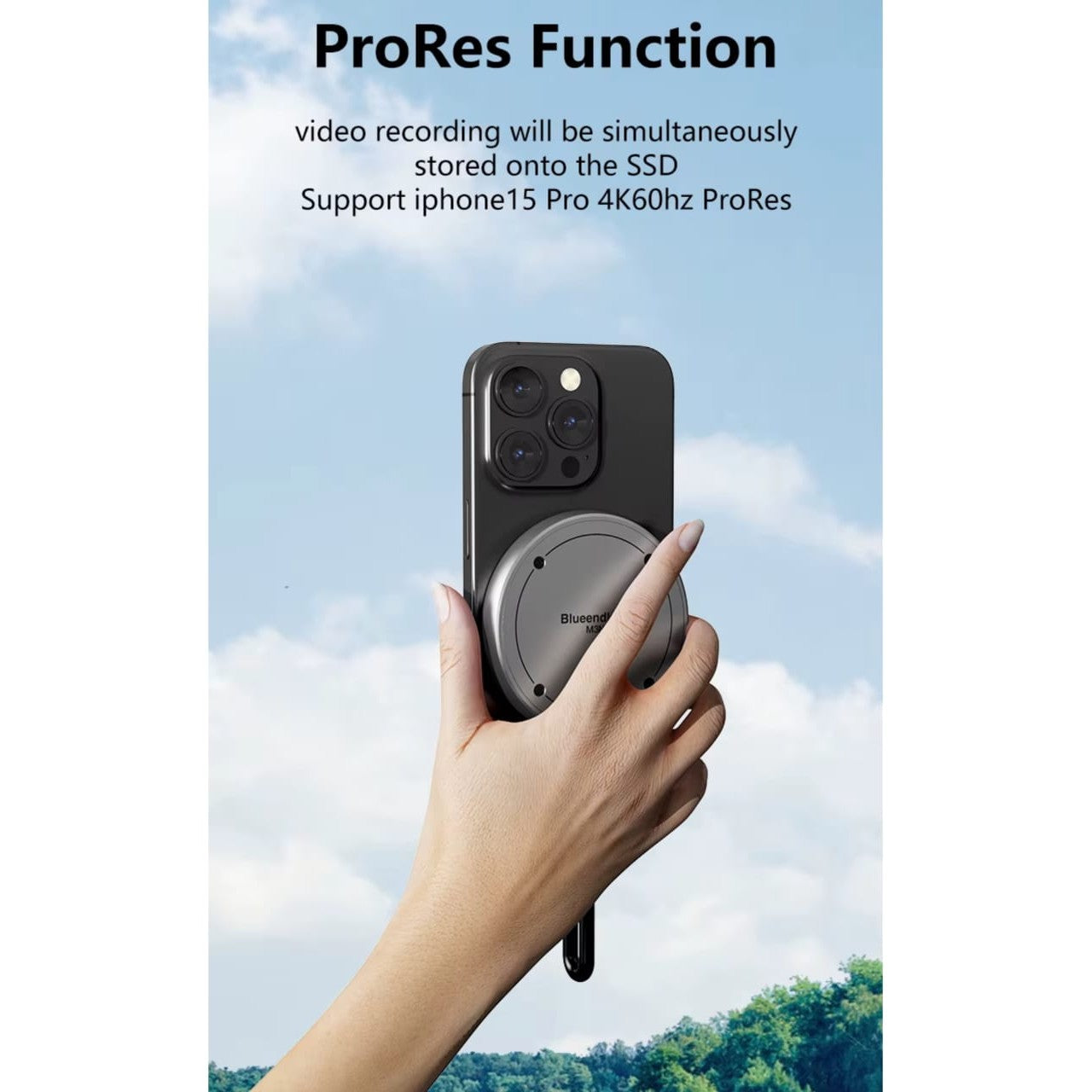 Mobile Storage Enclosure M.2 NVME SSD Up to 2TB 10Gbps 8 view