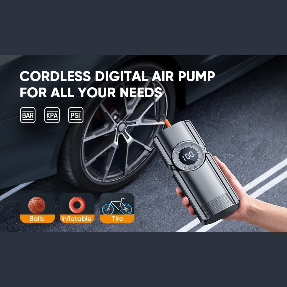 Smart Jump Starter & Tire Inflator with Digital Air Pump and Power Bank 3 view