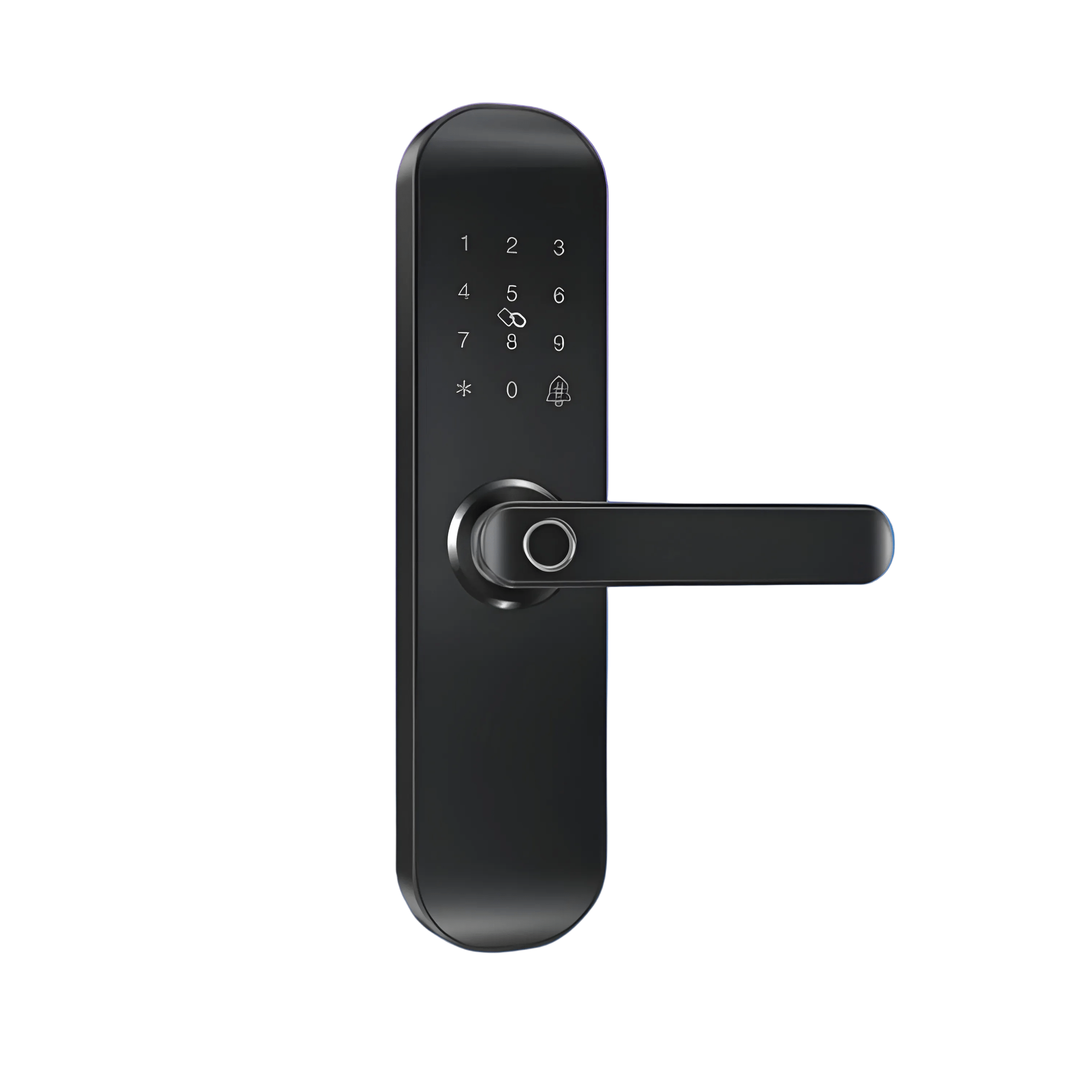 Aluminium Wi-Fi Smart Door Lock with Alexa, NFC &Fingerprint 1 view