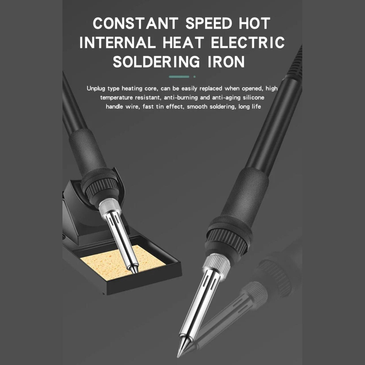 2-in-1 Soldering Station with Hot Air Rework Station 600W 3 view