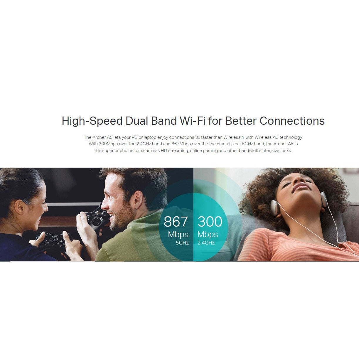 TP-Link Archer A5 AC1200 Dual Band Wi-Fi Router 2 view