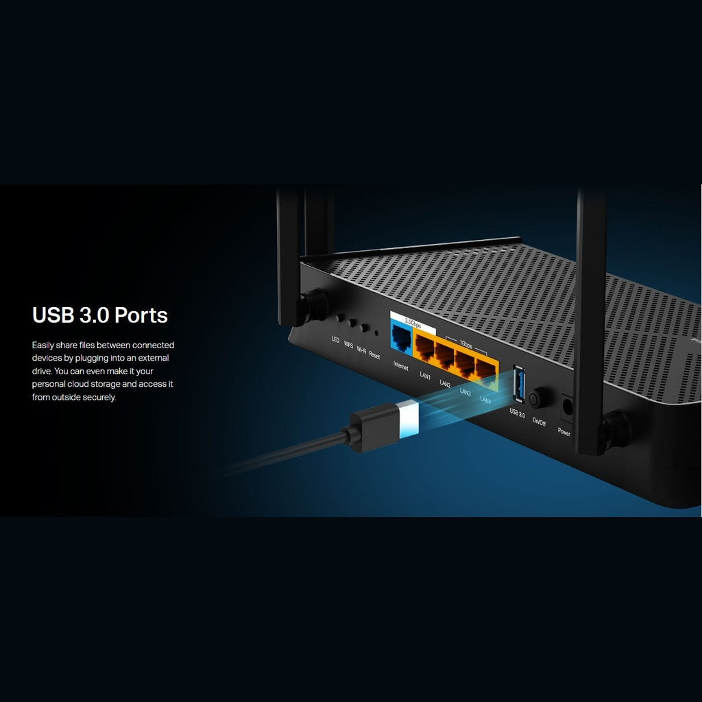 TP-LINK Archer BE3600 Dual Band Wi-Fi 7 Router 3 view