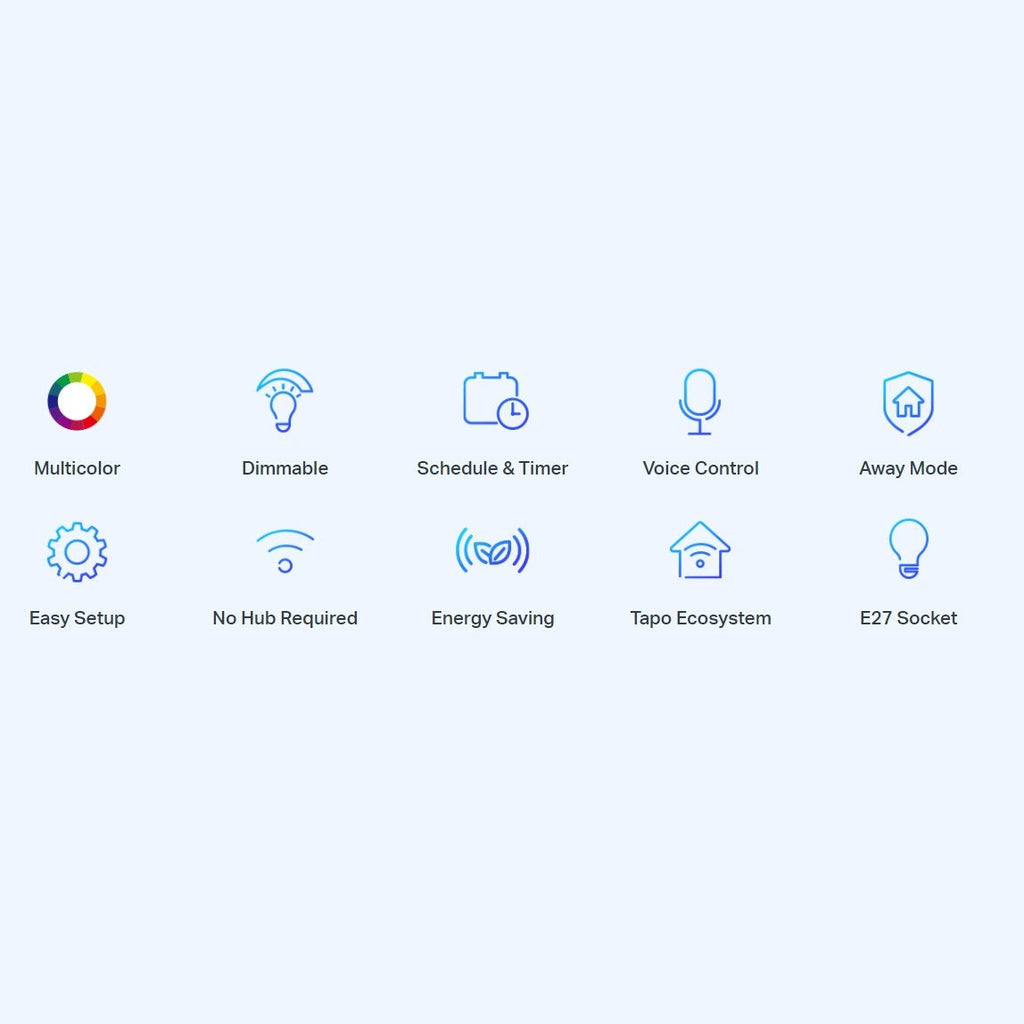 TP-Link Tapo L530E Multicolor Smart Wi-Fi Light Bulb 3 view
