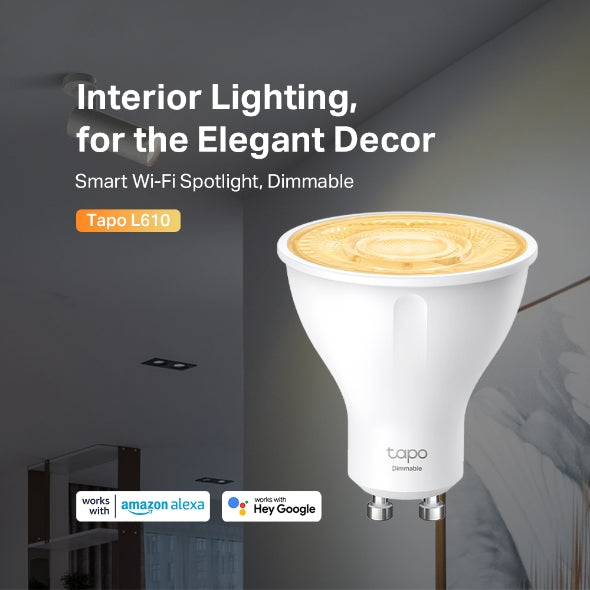 TP-Link Tapo L610 Smart Dimmable Wi-Fi Spotlight – 350 Lumens 1 view