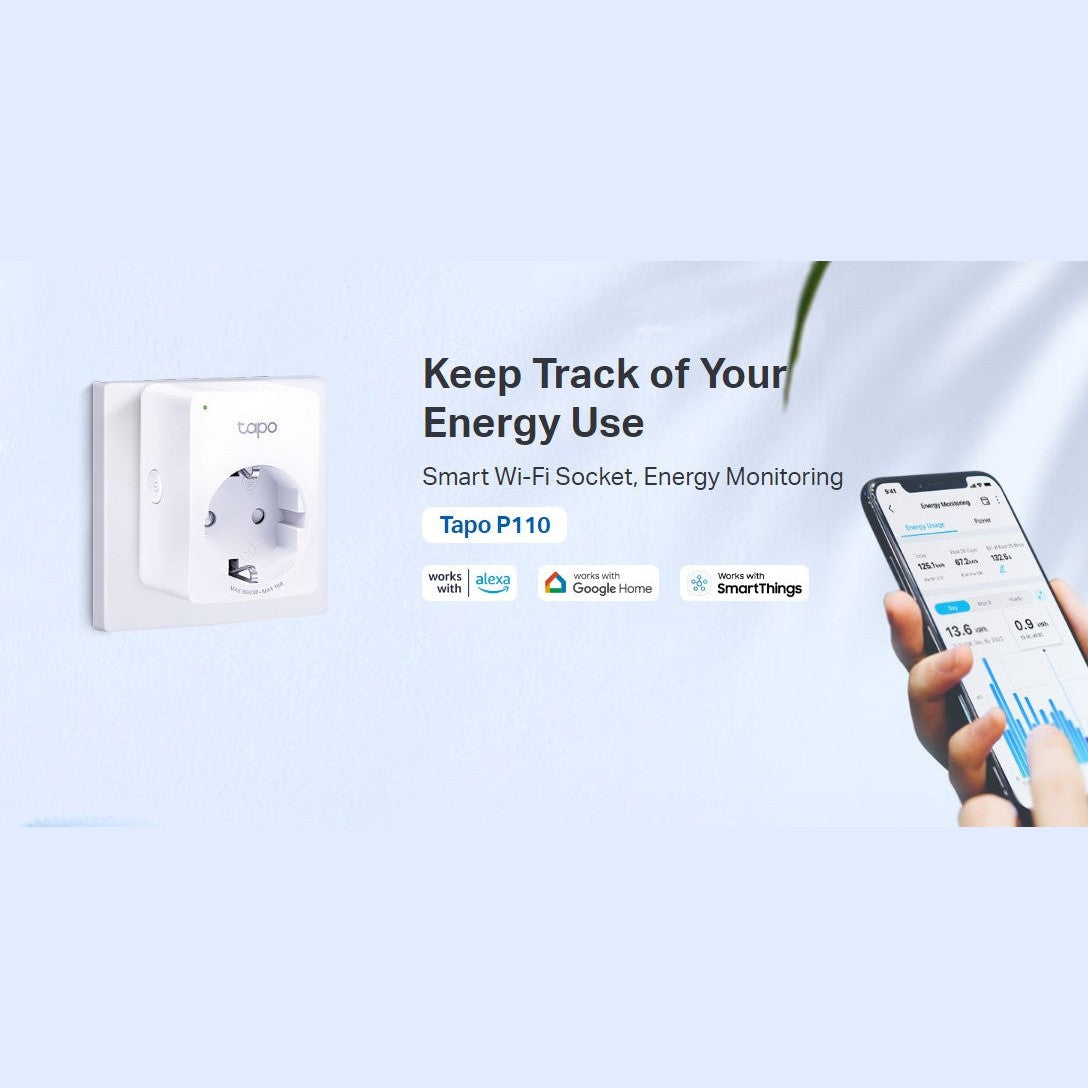 TP-Link Tapo P110 Smart Wi-Fi Socket with Energy Monitoring 1 view