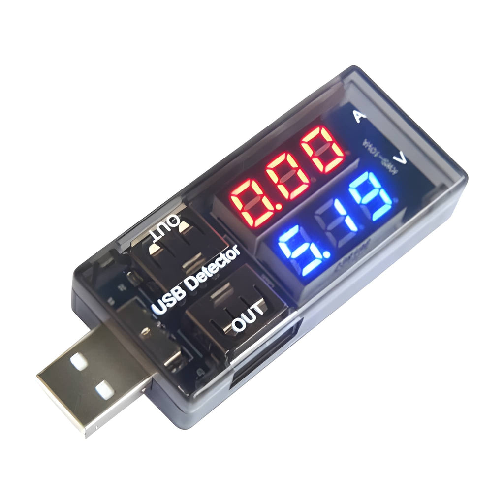 USB Voltage & Current Tester with Digital Display – 3V to 9V, Up to 3A 1 view